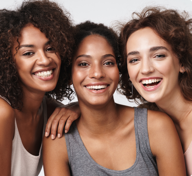 Ilustração - Mulheres sorrindo